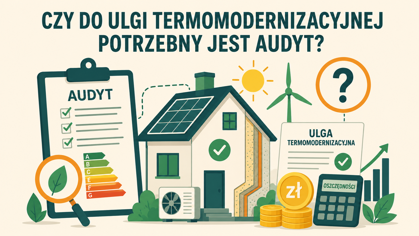Czy do ulgi termomodernizacyjnej potrzebny jest audyt? audyt energetyczny a ulga termomodernizacyjna